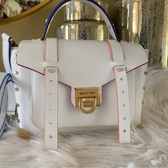 New Michael Kors Manhattan medium school satchel bag - Picture 4 of 17